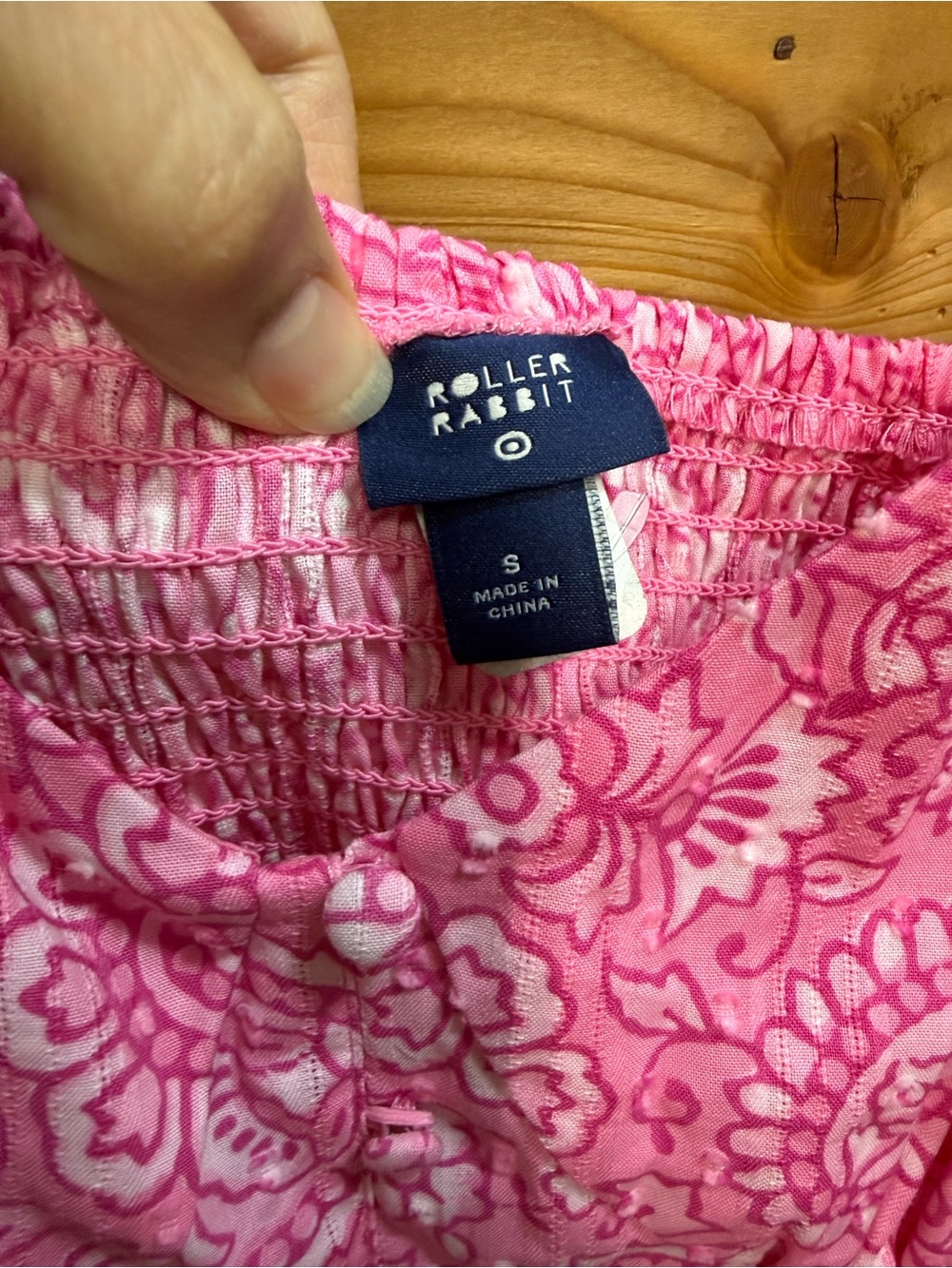 Roller Rabbit Pink Eyelet Midi Dress with Spaghetti Straps - Picture 7 of 9